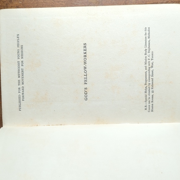 1910 Book "God's Fellow Workers" - Picture 4 of 12